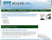 Tablet Screenshot of mullerlaw.com